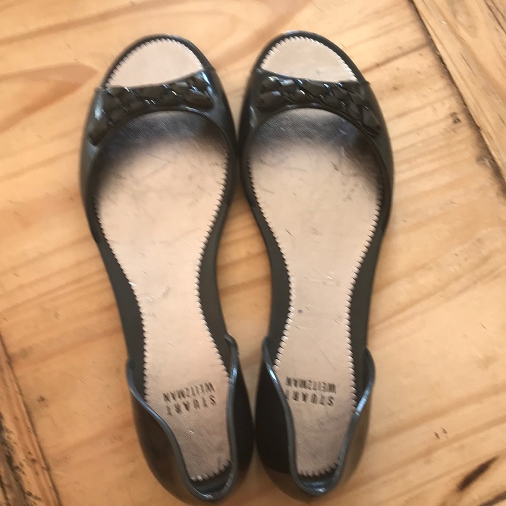 Stuart Weitzman Black D’Orsay flat 9